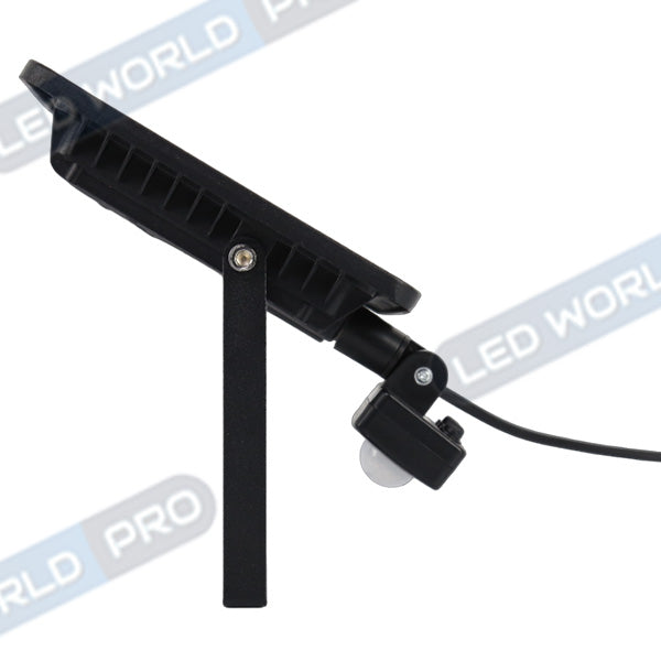 Projecteur LED filaire - Série PAD PIR - 150 Watts - 12 000 Lumens - 80 Lumens/Watt - Angle 120° - IP66 - 32 x 27 x 6 cm - 6000k - Avec détecteur de mouvement Infrarouge