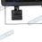 Pack de 2x Projecteurs LED filaires - Série PAD PIR - 200 Watts - 16 000 Lumens - 80 Lumens/Watt - Angle 120° - IP66 - 38 x 33 x 6 cm - 6000k - Avec détecteur de mouvement Infrarouge