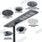 Pack de 2x Lampes de rue solaires - Série STARSHIP ULTRA 6500 - Rendu lumineux 1800 Watts - 6500 Lumens - Couleur 6000k - Angle 150x70° - IP65 - Structure aluminium - Dimensions 112 x 36 x 16 cm - Tube d'insertion 76mm - Contrôle intelligent - Capteur PIR