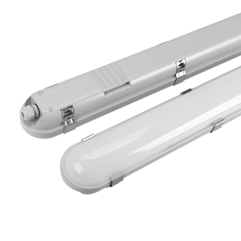 Pack de 9x Réglettes LED étanches - Série TR150 - Ultra Haute Performance - 36 Watts  - Connectable - Angle 120° – &nbsp;5400 Lumens - 120cm - 150 Lumens/Watt - IP65 -  1200 x 95 x 80 mm - 4000K - Garantie 5 ans