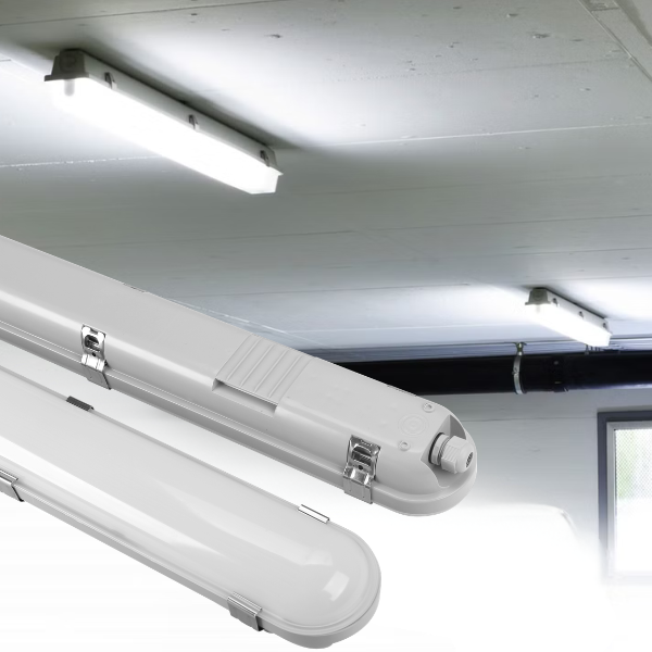 Pack de 9x Réglettes LED étanches - Série TR150 - Ultra Haute Performance - 50 Watts - Connectable -Angle 120° – 9000 Lumens - 150cm - 180 Lumens/Watt - IP65 - 1500 x 95 x 80 mm - 4000K/6000K - Garantie 5 ans