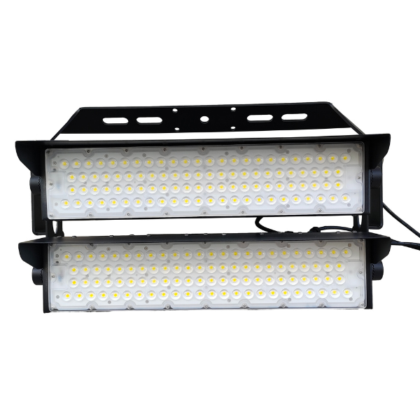 Projecteur de stade filaire - Série EVASION V2 - 500 Watts - 85 000 Lumens - 170 Lumens/Watt - Angle 20° / 40° / 60° / 90° au choix - IP66 - 63 x 28 x 24 cm  - Transformateur PHILIPS Xitanium -5000k - Dimmable 1-10V - Garantie 5 ans