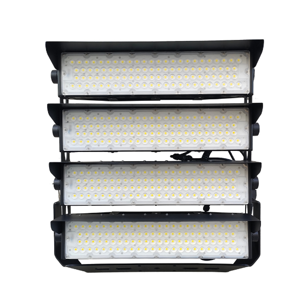 Projecteur de stade filaire - Série EVASION V2 - 1000 Watts - 170 000 Lumens - 170 Lumens/Watt - Angle 20° / 40° / 60° / 90° au choix - IP66 - 63 x 59 x 24 cm - Transformateur PHILIPS Xitanium - 5000k - Dimmable 1-10V - Garantie 5 ans