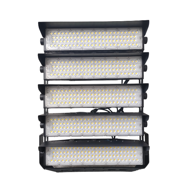 Pack de 10x Projecteurs de stade filaires - Série EVASION V2 - 1250 Watts - 212 500 Lumens - 170 Lumens/Watt - Angle 20° / 40° / 60° / 90° au choix - IP66 - 63 x 75 x 24 cm - Transformateur PHILIPS Xitanium - 5000k - Dimmable 1-10V - Garantie 5 ans