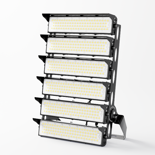 Pack de 10x Projecteurs de stade filaires - Série EVASION V2 - 1500 Watts - 255 000 Lumens - 170 Lumens/Watt - Angle 20° / 40° / 60° / 90° au choix - IP66 - 63 x 90 x 24 cm - Transformateur PHILIPS Xitanium - 5000k - Dimmable 1-10V - Garantie 5 ans