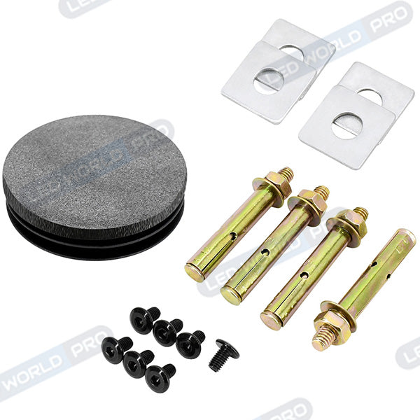 Mât / Poteau pour lampe de rue - Nouveau design - Série STANDARD V4 ECO avec trappe - 3 mètres - Entraxe latéral des trous 160mm - Couleur GRIS - Capuchon en plastique - Base de fondation en option