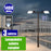 Pack lampadaire complet double tête 3 mètres : 2x Lampadaires solaires - Série VIEW V2 EVO 1400 Watts - 4500 Lumens - 6000k + Mât STANDARD V1 EVO 3 mètres + Double tête de mât en ligne ou perpendiculaire