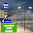 Pack lampadaire complet double tête 4 mètres : 2x Lampadaires solaires - Série VIEW V2 EVO 1400 Watts - 4500 Lumens - 3000k/6000k au choix + Mât STANDARD V1 EVO 4 mètres + Double tête de mât en ligne ou perpendiculaire
