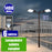 Pack lampadaire complet triple tête 6 mètres : 3x Lampadaires solaires - Série VIEW V2 EVO 1400 Watts - 4500 Lumens - 6000k + Mât STANDARD V1 EVO 6 mètres + Triple tête de mât perpendiculaire