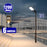 Pack lampadaire solaire complet 3/4/5/6 mètres au choix : Lampe solaire Série VIEW V2 EVO + Mât EVO - Entraxe des trous 200mm - Noir