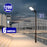 Pack lampadaire solaire complet 3/4/5/6 mètres au choix : Lampe solaire Série VIEW V2 EVO + Mât EVO - Entraxe des trous 200mm - Noir