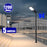 Pack lampadaire solaire complet 3/4/5/6 mètres au choix : Lampe solaire Série VIEW V2 EVO + Mât EVO - Entraxe des trous 200mm - Noir