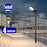 Pack lampadaire solaire complet 3/4/5/6 mètres au choix : Lampe solaire Série VIEW V2 EVO + Mât EVO - Entraxe des trous 200mm - Noir