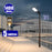 Pack lampadaire solaire complet 3/4/5/6 mètres au choix : Lampe solaire Série VIEW V2 EVO + Mât EVO - Entraxe des trous 200mm - Noir