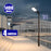 Pack lampadaire solaire complet 3/4/5/6 mètres au choix : Lampe solaire Série VIEW V2 EVO + Mât EVO - Entraxe des trous 200mm - Noir