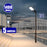 Pack lampadaire solaire complet 3/4/5/6 mètres au choix : Lampe solaire Série VIEW V2 EVO + Mât EVO - Entraxe des trous 200mm - Noir