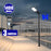 Pack lampadaire solaire complet 3/4/5/6 mètres au choix : Lampe solaire Série VIEW V2 EVO + Mât EVO - Entraxe des trous 200mm - Noir