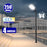 Pack lampadaire solaire complet 3/4/5/6 mètres au choix : Lampe solaire Série VIEW V3 + Mât EVO - Entraxe des trous 200mm - Noir