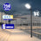 Pack lampadaire solaire complet 3/4/5/6 mètres au choix : Lampe solaire Série VIEW V3 + Mât EVO - Entraxe des trous 200mm - Noir