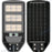 Pack de 2x Luminaires Solaires LED pour Candélabre / Lampe de rue et parking - Série VIEW V3 CCT - 250 Watts - 2100 Lumens - Angle 140*70° - IP65 - Lampe 62 x 25 x 5 cm - Panneau MONOCRISTALLIN 51 x 23 cm - Détecteur de mouvement