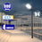 Pack lampadaire solaire complet 3/4/5/6 mètres au choix : Lampe solaire Série VIEW V3 + Mât EVO - Entraxe des trous 200mm - Noir