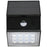 Pack de 10x Projecteurs muraux LED solaires - CCT(Couleur Changeante en Température) Série WALL V1 -  300 Lumens - Angle 120°x60° - IP65 - 95 x 88 x 74 mm - Modèle NOIR - 2 MODES - Avec détecteur de mouvement - Avec capteur crépusculaire - Garantie 5 ans