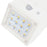 Pack de 10x Projecteurs muraux LED solaires - CCT(Couleur Changeante en Température) Série WALL V1 -  300 Lumens - Angle 120°x60° - IP65 - 95 x 88 x 74 mm - Modèle BLANC - 2 MODES - Avec détecteur de mouvement - Avec capteur crépusculaire - Garantie 5 ans