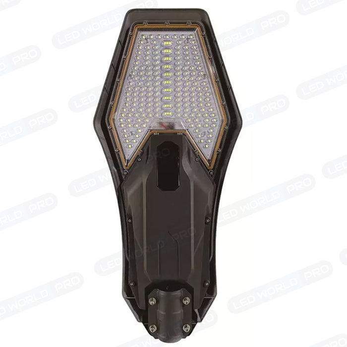 Pack lampadaire complet 3 mètres : Lampe de rue solaire Série INTERSTELLAR ELITE PIR - 800 Watts - 5600 Lumens - 6000K + Mât STANDARD V1 EVO ou Mât STANDARD V4 ECO 3 mètres