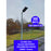 Pack lampadaire solaire complet 5 mètres : Lampe solaire Série POWER ULTRA 300 Watts 6500k + Mât STANDARD 5 mètres