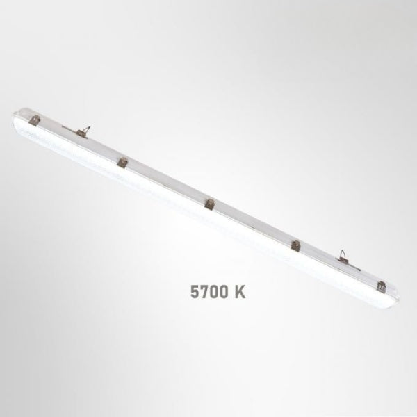 Pack de 9x Réglettes LED Étanches - Série YGOR - 120CM - Puissance Ajustable - Non connectable - 6400 Lumens - 160 Lumens/Watt - Angle 120° - IP65&nbsp; - 1180 x 85 x 71 mm - CCT Ajustable - Garantie 5 ans&nbsp;