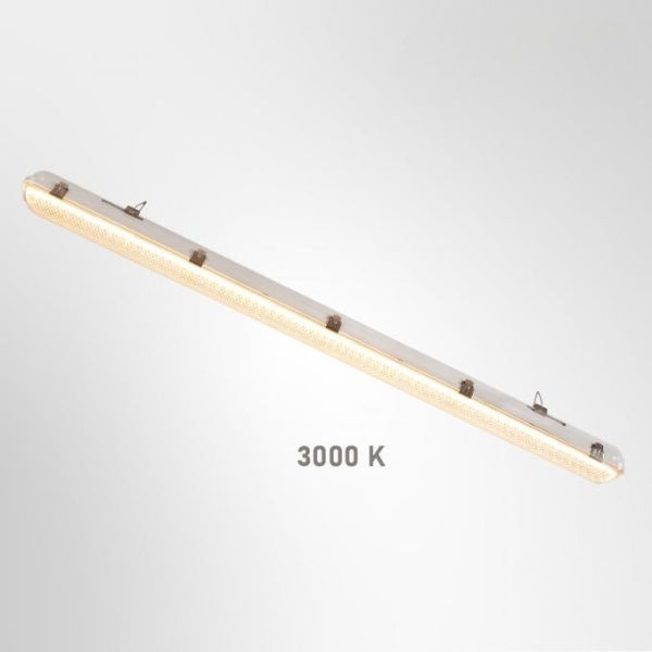 Pack de 9x Réglettes LED Étanches - Série YGOR - 120CM - Puissance Ajustable - Non connectable - 6400 Lumens - 160 Lumens/Watt - Angle 120° - IP65&nbsp; - 1180 x 85 x 71 mm - CCT Ajustable - Garantie 5 ans&nbsp;