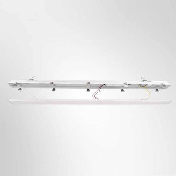 Pack de 9x Réglettes LED Étanches - Série YGOR - 120CM - Puissance Ajustable - Non connectable - 6400 Lumens - 160 Lumens/Watt - Angle 120° - IP65&nbsp; - 1180 x 85 x 71 mm - CCT Ajustable - Garantie 5 ans&nbsp;