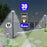 Pack lampadaire filaire complet 4 mètres : Lampe filaire - Série OVALI GARDEN- 30 Watts - 4000k + Mât STANDARD V4 ECO 4 mètres NOIR avec trappe - Entraxe latéral des trous 160mm