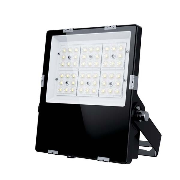 Pack de 12x Projecteurs LED Haute Puissance - Série CITY PLUS EVO 100 Watts - 16 000 Lumens - 160 Lumens/Watt - Angle  120x150° - IP66 - IK08 - 29 x 25 x 5 cm - Câble 1 mètre - Transformateur SOSEN - Garantie 5 ans