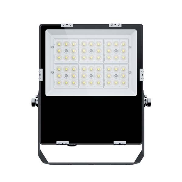 Pack de 12x Projecteurs LED Haute Puissance - Série CITY PLUS EVO 100 Watts - 16 000 Lumens - 160 Lumens/Watt - Angle  120x150° - IP66 - IK08 - 29 x 25 x 5 cm - Câble 1 mètre - Transformateur SOSEN - Garantie 5 ans