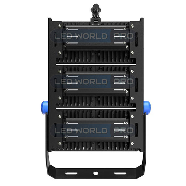 Pack de 4x Projecteurs haute puissance LED de stade filaire - Série EXCEPTION - 600 Watts - 90 000 Lumens - 150 Lumens/Watt - Angle 15°/30°/45°/60°/120° au choix - 92 x 74 x 13 cm - IP66 - IK08 - 2700k à 6500k - Transformateur Meanwell- Garantie 5 ans