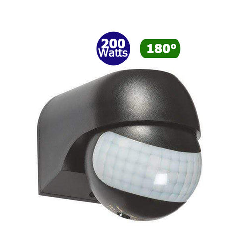 Détecteur de mouvement à LED PIR - 200 Watts - 77 x 70 mm - Angle 180° - IP54
