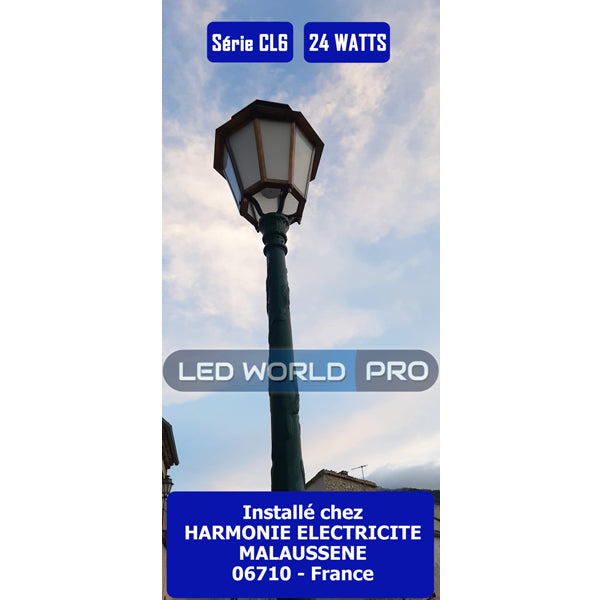 Ampoule LED E27 / E40 au choix - Série CL9 - 30 Watts - 3900 Lumens - 130 lumens/Watt - 88  x 265 mm - Angle 360° - IP65 - Garantie 3 ans
