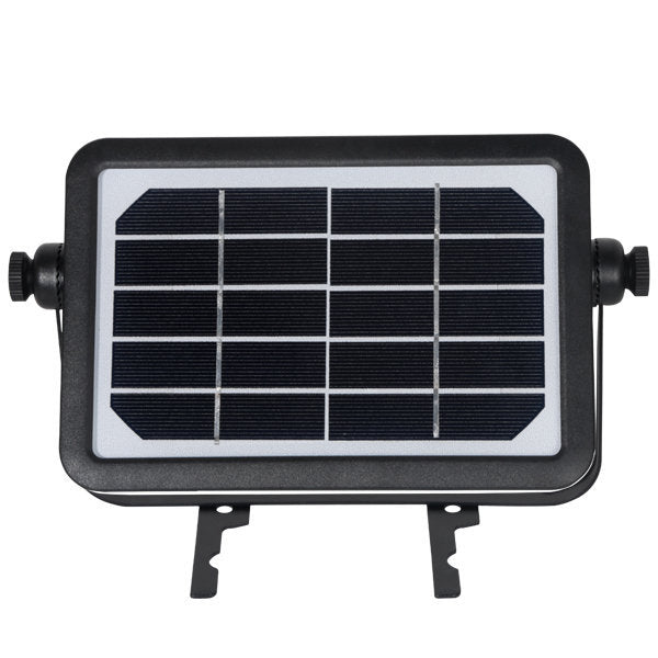 Pack de 2x Projecteurs LED solaires avec détecteur de mouvement - Série SOFT V1 - 500 Lumens - 23 x 15 x 4 cm - Angle 90° - IP65 - 4000k - Panneau solaire MONOCRISTALLIN - Avec détecteur de mouvement - Garantie 5 ans