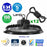 Pack de 12x Lampes industrielles UFO - Série CROSSOVER V1 - 150 Watts - 22 500 Lumens - 150 Lumens/Watt - Angle 120° - IP65 - IK08 - 30 x 14 cm - Dimmable - Transformateur SOSEN - 5000k - Garantie 5 ans