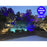 Pack lampadaire complet 4 mètres : Projecteur LED Solaire Série WARRIOR 800 Watts RGBW (Multicolores + Blanc) + Mât STANDARD (V1 EVO ou V4 EVO - Avec trappe) + Tête de mât rectangulaire