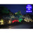 Pack lampadaire complet 4 mètres : Projecteur LED Solaire Série WARRIOR 800 Watts RGBW (Multicolores + Blanc) + Mât STANDARD (V1 EVO ou V4 EVO - Avec trappe) + Tête de mât rectangulaire