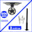Pack lampadaire complet 3 mètres : Lampe solaire Série OVNI HERCULE 500 Watts - 2200 lumens - 3000K - Angle 360° + Mât STANDARD 3 mètres  (V1 EVO ou V4 EVO - Avec trappe)