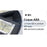 Lampe solaire pour extérieur - Série OVNI - Version HERCULE 500 - Rendu lumineux 500 Watts - Angle 360° - IP65 - Lampe 70 x 70 x 18 cm - Diamètre tube d'insertion 60/76mm - Avec détecteur de mouvement – Capteur crépusculaire - Avec télécommande - 3000k