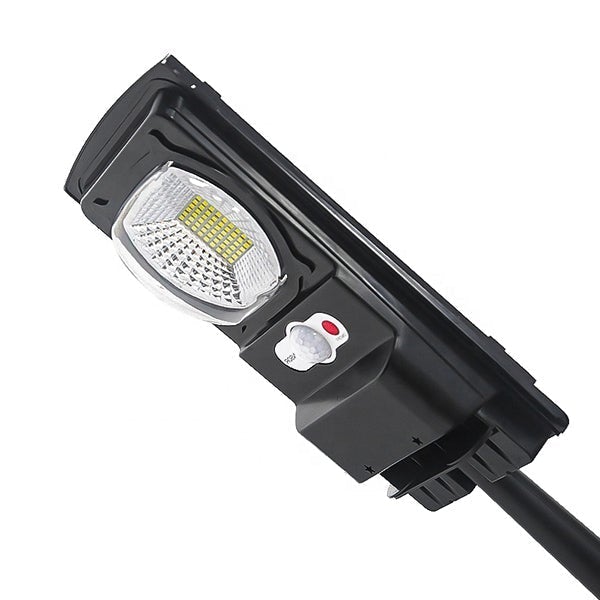 Pack de 5x Lampes de rue solaires - Série CYCLOPE - Rendu lumineux 80 Watts - Angle éclairage 180 ° - IP67 - 25 x 14 x 4 cm - Avec capteur crépusculaire – Support mural intégré – Couleur 6000K