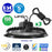 Pack de 3x Lampes industrielles UFO - Série CROSSOVER V1 - 150 Watts - 22 500 Lumens - 150 Lumens/Watt - Angle 120° - IP65 - IK08 - 30 x 14 cm - Dimmable - Transformateur SOSEN - 5000k - Garantie 5 ans