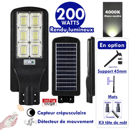 Pack de 2x Lampes solaires pour extérieur - Série OVNI BASIC - 250 WatLED  World PRO