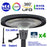 Pack de 4x Lampes LED solaires - Série OVNI FUTUR - RGBWW - Type UFO - 800 Watts - 2000 lumens - Panneau Polycristallin - Diamètre tube d'insertion 76 mm - Télécommande - Application mobile Bluetooth - Rythme musical - Couleur 3000K / 6000K / RGB