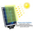 Pack lampadaire solaire complet 5 mètres : Lampe solaire Série POWER ULTRA 200 Watts 6500k + Mât STANDARD 5 mètres