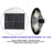 Pack lampadaire complet 3 mètres : Lampe solaire Série OVNI 250 Watts 6500k + Mât STANDARD 3 mètres